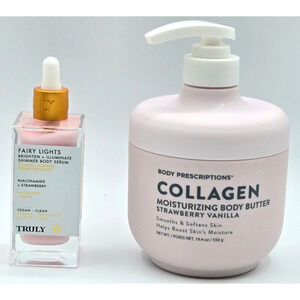 TRULY Beauty Fairy Lights Body Serum & Body Prescriptions Collagen Body Butter